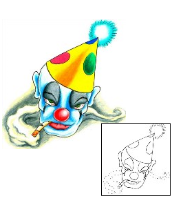 Clown Tattoo Tattoo Styles tattoo | DHF-00013