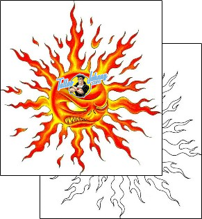Sun Tattoo astronomy-sun-tattoos-don-furbush-dhf-00017