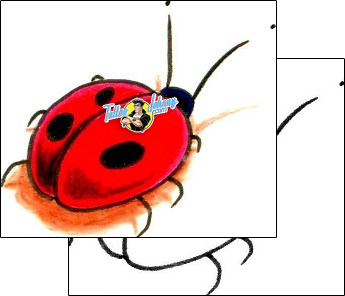 Ladybug Tattoo dhf-00030