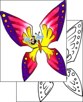 Butterfly Tattoo insects-butterfly-tattoos-don-furbush-dhf-00044