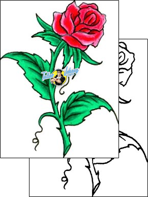Flower Tattoo plant-life-flowers-tattoos-don-furbush-dhf-00084