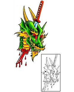 Dragon Tattoo Mythology tattoo | DHF-00101