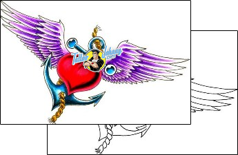 Heart Tattoo wings-tattoos-don-furbush-dhf-00119