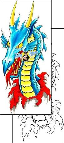 Monster Tattoo fantasy-tattoos-don-furbush-dhf-00127