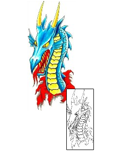 Dragon Tattoo Mythology tattoo | DHF-00127