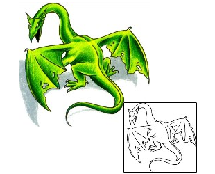 Dragon Tattoo Mythology tattoo | DHF-00131
