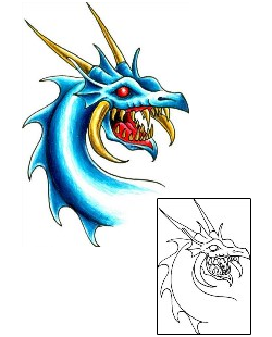 Dragon Tattoo Mythology tattoo | DHF-00132