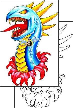 Monster Tattoo fantasy-tattoos-don-furbush-dhf-00134