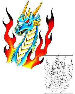 Dragon Tattoo Mythology tattoo | DHF-00136