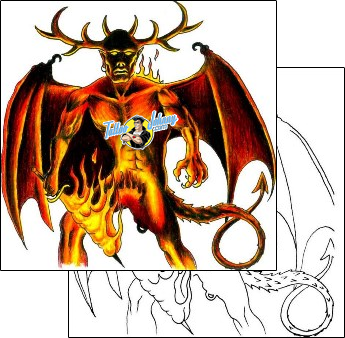 Devil - Demon Tattoo fantasy-tattoos-don-furbush-dhf-00153