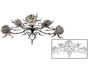 Lower Back Tattoo Plant Life tattoo | DHF-00260