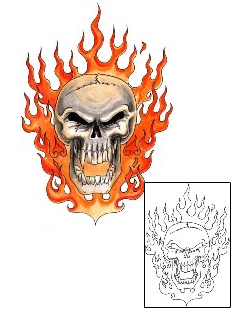 Fire – Flames Tattoo Miscellaneous tattoo | DHF-00269