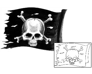 Pirate Tattoo Miscellaneous tattoo | DHF-00274