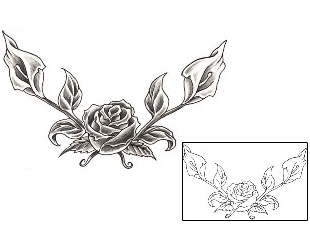 Lower Back Tattoo Plant Life tattoo | DHF-00278