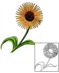 Daisy Tattoo Plant Life tattoo | DHF-00284