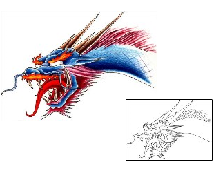 Dragon Tattoo Mythology tattoo | DHF-00346