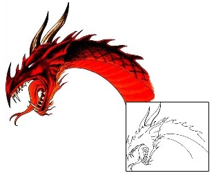 Dragon Tattoo Mythology tattoo | DHF-00359