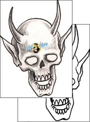 Devil - Demon Tattoo horror-evil-tattoos-don-furbush-dhf-00388