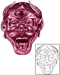 Mask Tattoo Miscellaneous tattoo | DIF-00023