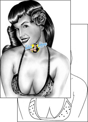 Pin Up Tattoo for-men-pin-up-tattoos-don-jasinski-djf-00003