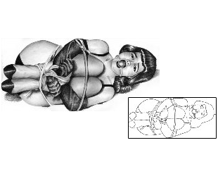 Pin Up Tattoo For Men tattoo | DJF-00006