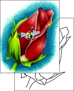 Flower Tattoo plant-life-flowers-tattoos-don-jasinski-djf-00027