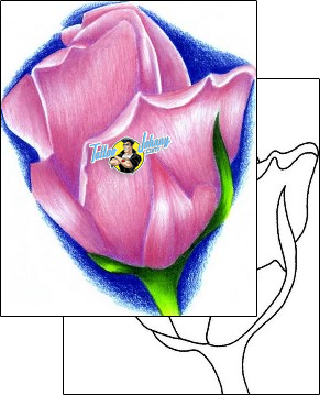 Flower Tattoo plant-life-flowers-tattoos-don-jasinski-djf-00028