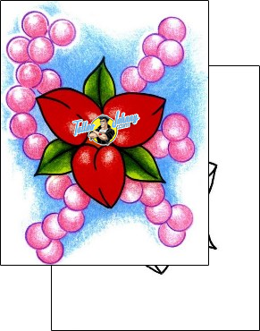Flower Tattoo plant-life-flowers-tattoos-don-jasinski-djf-00040