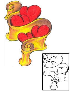Heart Tattoo For Women tattoo | DKF-00017