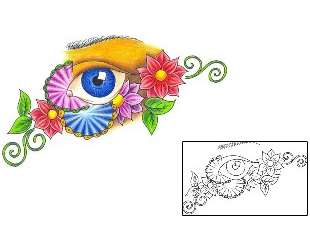 Eye Tattoo DKF-00055