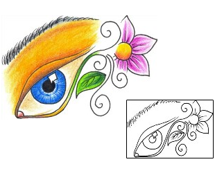 Eye Tattoo DKF-00082