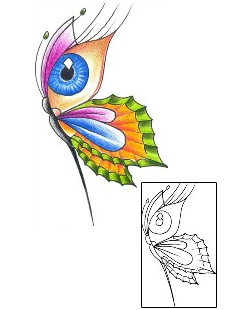 Butterfly Tattoo Miscellaneous tattoo | DKF-00096