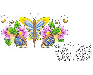 Butterfly Tattoo Miscellaneous tattoo | DKF-00099