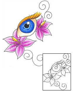 Eye Tattoo Miscellaneous tattoo | DKF-00113