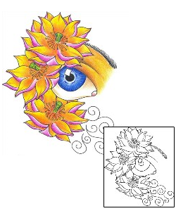 Eye Tattoo Miscellaneous tattoo | DKF-00115
