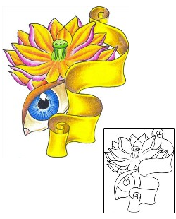 Eye Tattoo Miscellaneous tattoo | DKF-00124