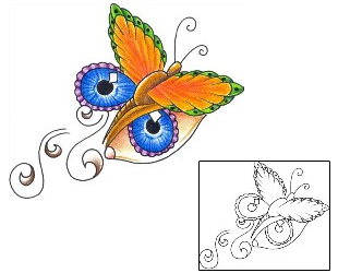 Butterfly Tattoo Miscellaneous tattoo | DKF-00135