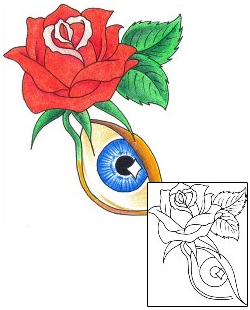 Rose Tattoo Plant Life tattoo | DKF-00140