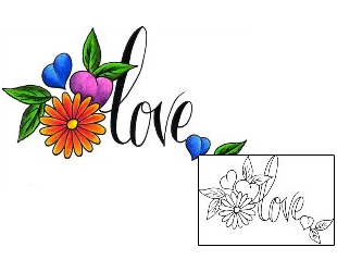 Love Tattoo For Women tattoo | DKF-00321