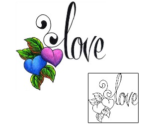 Love Tattoo For Women tattoo | DKF-00325