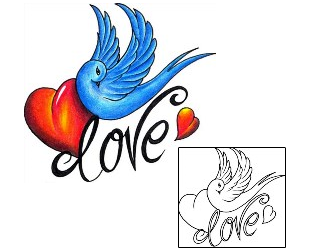 Love Tattoo For Women tattoo | DKF-00331