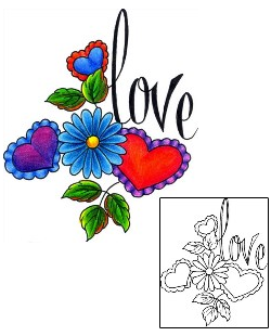 Love Tattoo For Women tattoo | DKF-00332