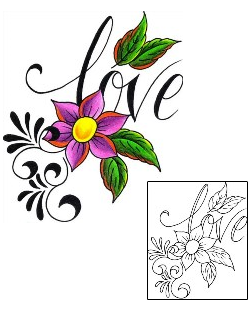 Love Tattoo For Women tattoo | DKF-00335
