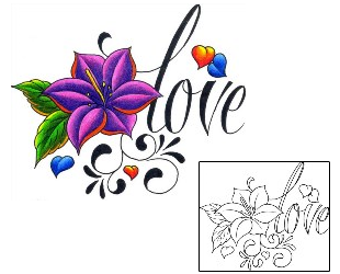 Love Tattoo For Women tattoo | DKF-00339