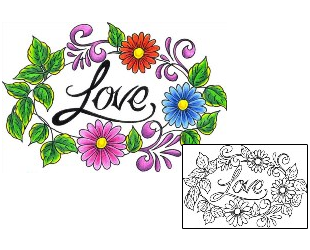 Love Tattoo For Women tattoo | DKF-00349