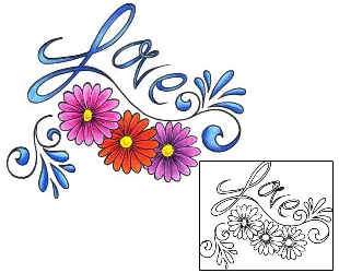 Love Tattoo For Women tattoo | DKF-00356