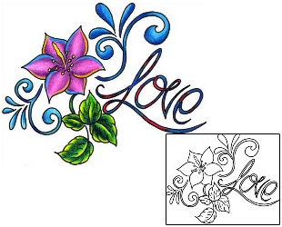 Love Tattoo For Women tattoo | DKF-00376
