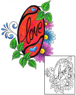 Love Tattoo For Women tattoo | DKF-00379
