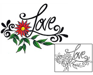 Love Tattoo For Women tattoo | DKF-00384