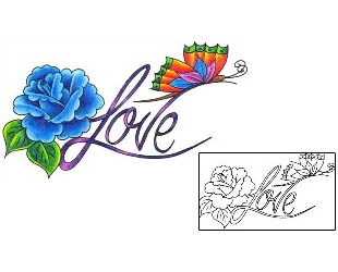 Love Tattoo Plant Life tattoo | DKF-00385